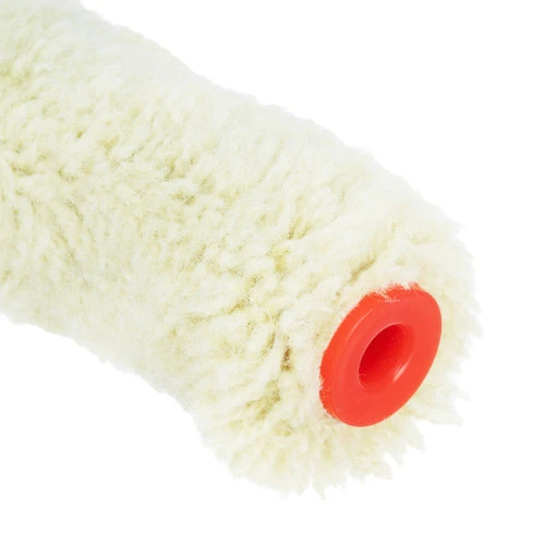 Мини-валик сменный для грубых поверхностей синтетический, 100 мм, ворс 12 мм, D 16 мм, D ручки 6 мм, полиакрил MTX