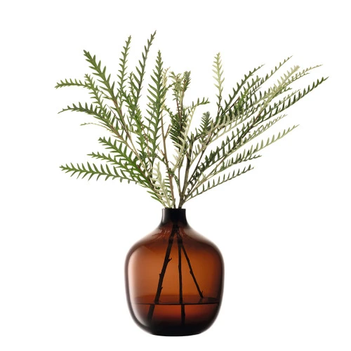 Ваза vessel, 18 см, коричневая