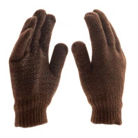 Перчатки трикотажные, двойные, верблюжья и овечья шерсть, ПВХ покрытие, Сибртех