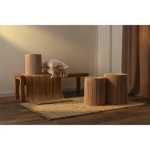 Корзина плетеная dholak beige из коллекции ethnic, размер m