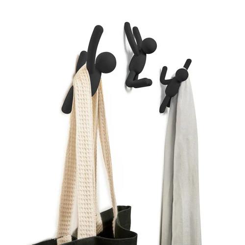 Набор крючков buddy, черный, 3 шт.