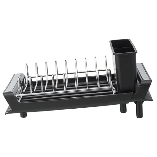 Сушилка для посуды atle раздвижная малая, черная