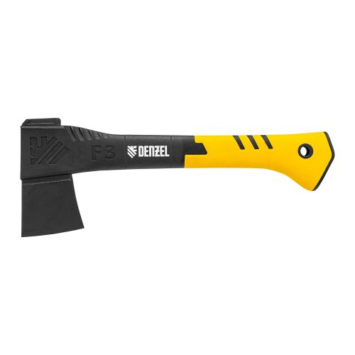 Топор-колун, F3, 640 гр, двухкомпонентная рукоятка, 320 мм// Denzel