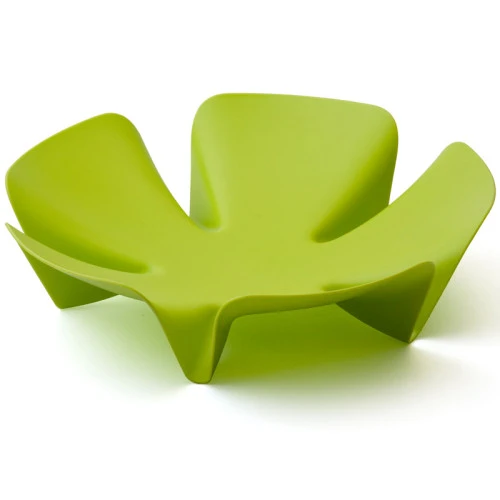 Ваза для фруктов flower, зеленая