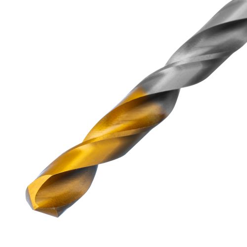 Сверло спиральное по металлу 7,0 x 109 мм, Р6М5, Golden Tip  Denzel