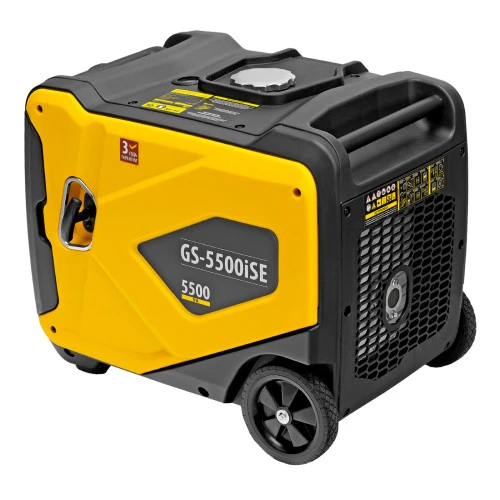 Генератор инверторный GS-5500iSE, 5,5 кВт, 230 В, закрытый корпус,электростартер Denzel