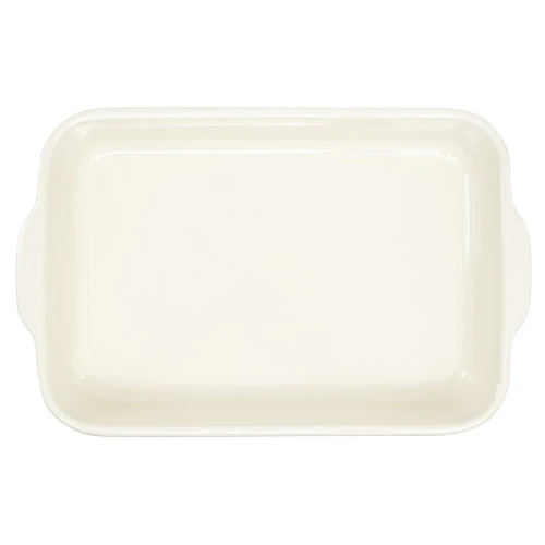 Блюдо для запекания birds of paradise, 36х23 см, кремовое