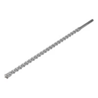 Бур по бетону, 28 х 800 мм, SDS Max c крестовой пластиной Matrix