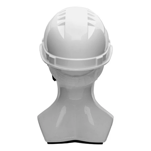 Каска защитная из ударопрочной пластмассы, белая Сибртех