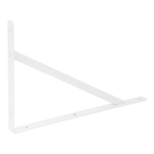 Кронштейн усиленный, 500 х 350 х 30 х 4 мм, белый Сибртех