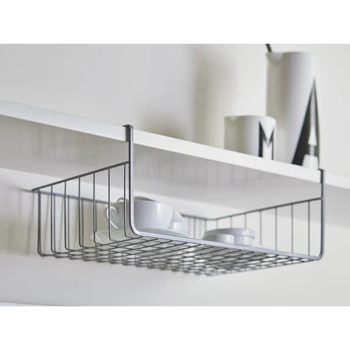 Корзина для хранения подвесная granli, 38,8х24,5х15 см, серая