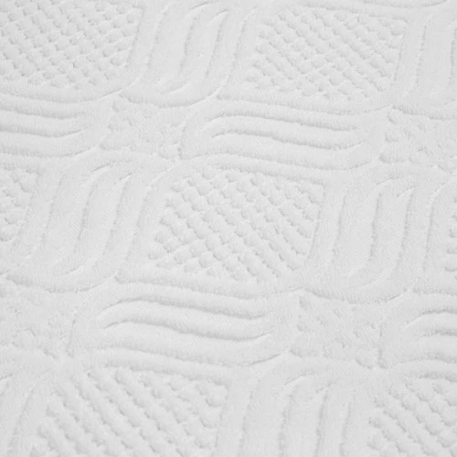 Полотенце банное белое, с кисточками цвета карри из коллекции essential, 70х140 см