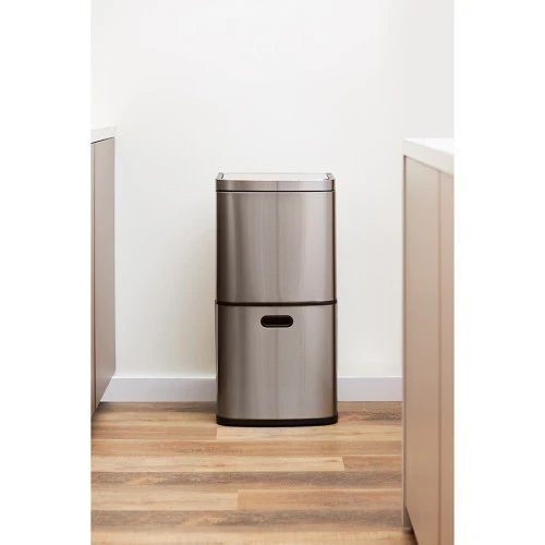 Контейнер мусорный с 2-мя отделениями smart bin, сенсорный, 60 л