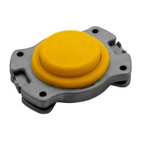 Головка триммерная универсальная алюминий, шайба 8 мм, 10 мм Denzel