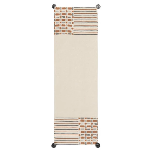 Дорожка на стол с геометрическим рисунком abstract play из коллекции ethnic, 45х150 см