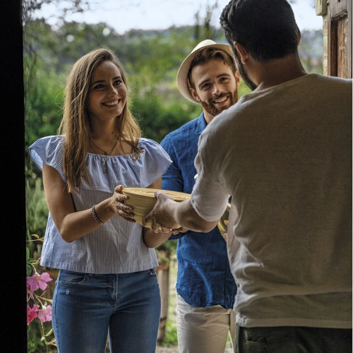 Миска с крышкой tierra, D25 см, черная