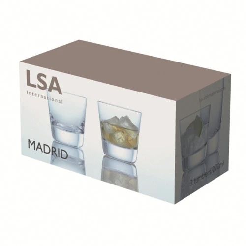 Набор стаканов madrid, 270 мл, 2 шт.