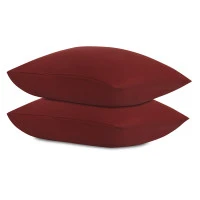 Набор наволочек изо льна и хлопка цвета копченой паприки из коллекции essential, 50х70 см