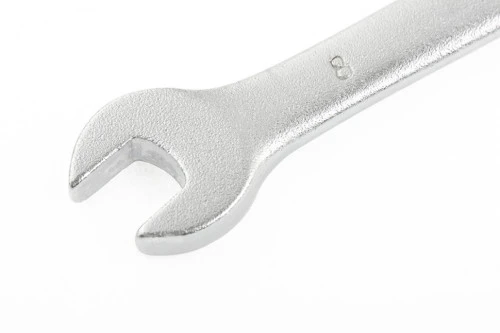 Ключ комбинированный, 12 мм, CrV, матовый хром Stels