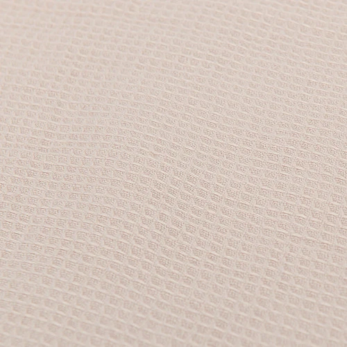 Набор из двух вафельных полотенец изо льна цвета пыльной розы из коллекции essential, 50х70 см