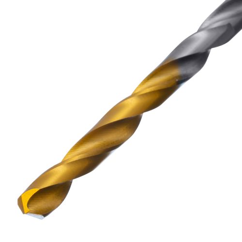 Сверло спиральное по металлу 4 x 75 мм, Р6М5, Golden Tip  Denzel