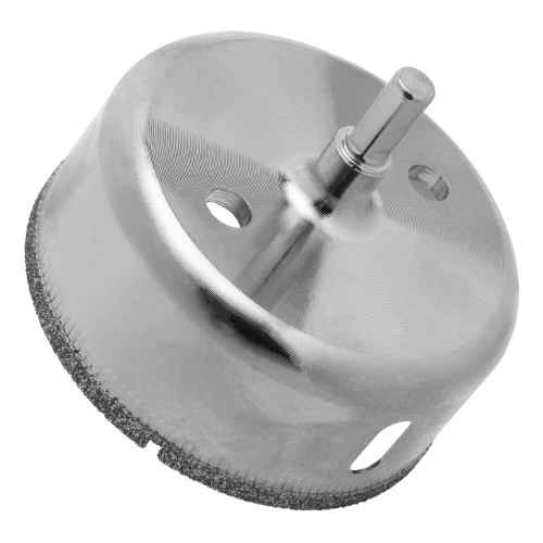 Сверло по керамической плитке и стеклу, 70 х 55 мм, шестигранный хвостовик, с центрующим сверлом Сибртех