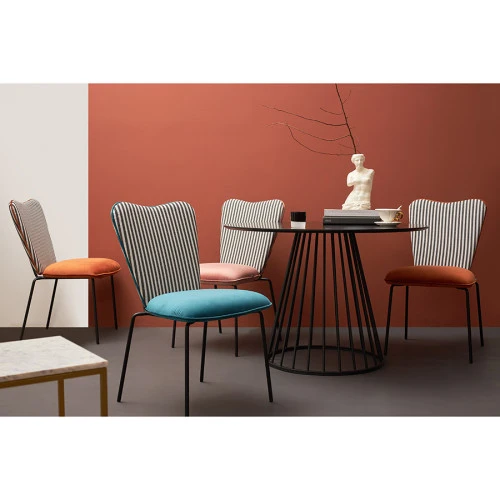 Стул pompadour, велюр, терракотовый