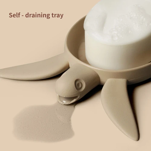 Мыльница turtle, коричневая