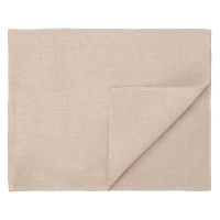 Дорожка на стол из стираного льна бежевого цвета из коллекции essential, 45х150 см