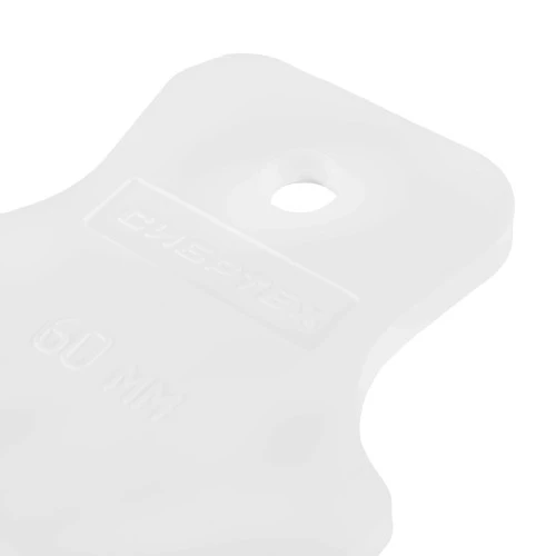 Шпатель, белая резина, 60 мм Сибртех