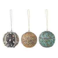Набор ёлочных украшений bright mood коллекции new year essential, 3 шт.