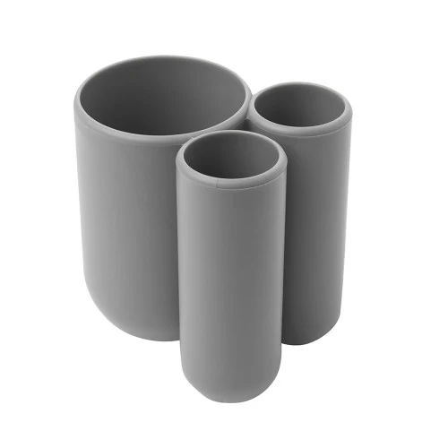 Стакан для зубных щеток touch, серый