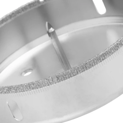 Сверло по керамической плитке и стеклу, 110 х 55 мм, шестигранный хвостовик, с центрующим сверлом Сибртех