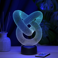 3D светильник  Ночник "Абстракция #2"