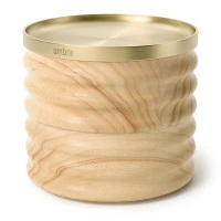 Шкатулка для украшений tesora, натуральное дерево/латунь