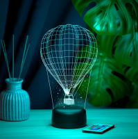 3D светильник  Светильник "Воздушный шар - Аэростат"