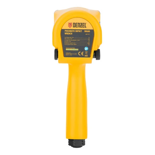 Ударный пневмогайковерт IW680, 1/2", 7000 об/мин, 680 Нм Denzel