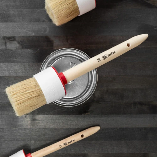 Кисть круглая №16 (55 мм) натуральная щетина, деревянная ручка MTX