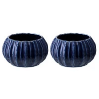 Набор из 2 салатников actinia синего цвета из коллекции sea treasures, 640 мл