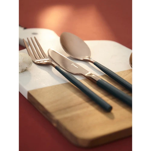 Набор столовых приборов duality, розовое золото, 16 пред.