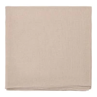 Скатерть из стираного льна бежевого цвета из коллекции essential, 170х170 см
