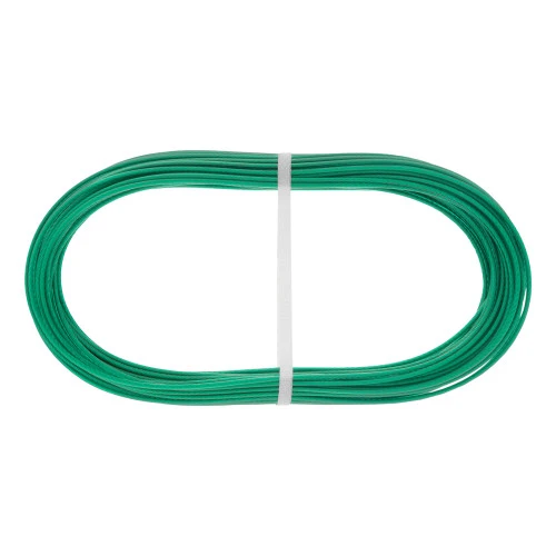Трос металлополимерный зеленый ПР-2.0, толщина 2.0 мм, моток 20 метров Сибртех