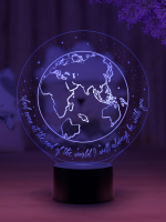 3D светильник  Светильник "Земной шар"