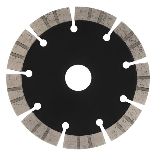 Диск алмазный отрезной DENZEL, ф125 х 22.2 мм, сегментный, сухой рез, HWD92, круг, 731010