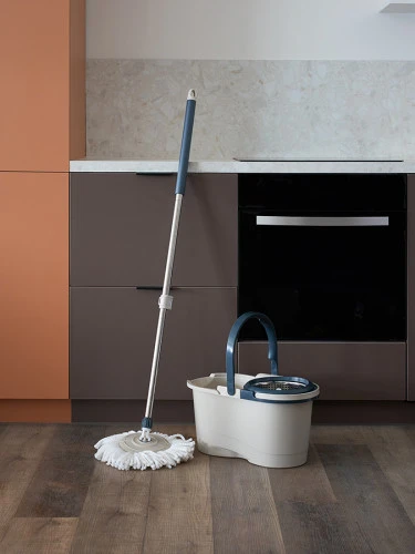 Швабра с ведром и центрифугой cleanup, 7 л.