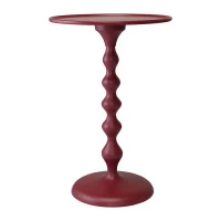 Столик приставной fluid, D38 см, жженый оранжевый