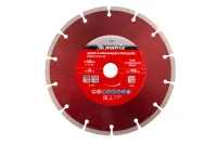 Диск алмазный, отрезной сегментный, 200 х 22.2 мм, сухая резка Matrix Professional