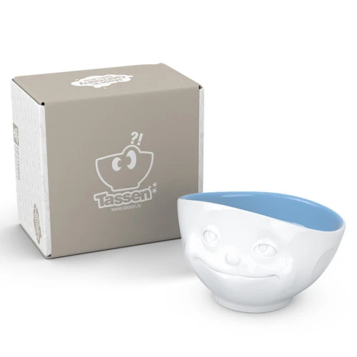 Чаша dreamy, 500 мл, белая/голубая