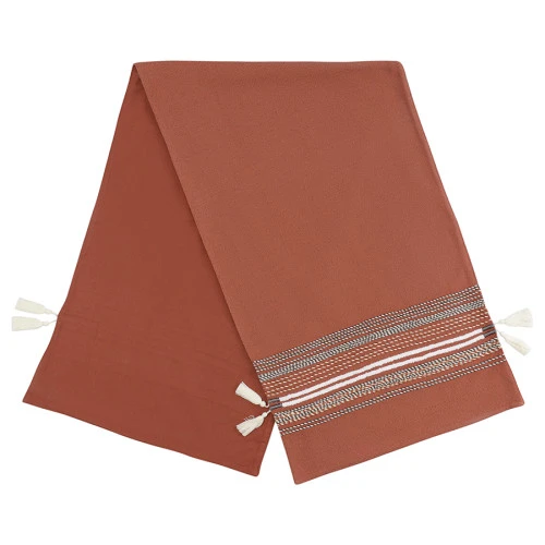 Дорожка на стол с вышивкой braids из коллекции ethnic, 45х150 см