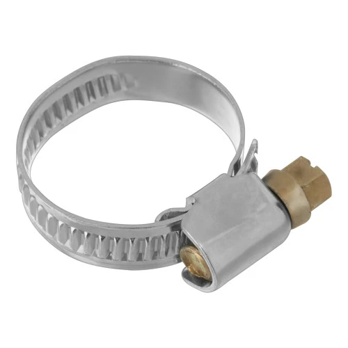 Хомуты металлические, Стандартное болтовое крепление 16-27 мм, 100 штук в упаковке, ширина 9 мм Сибртех